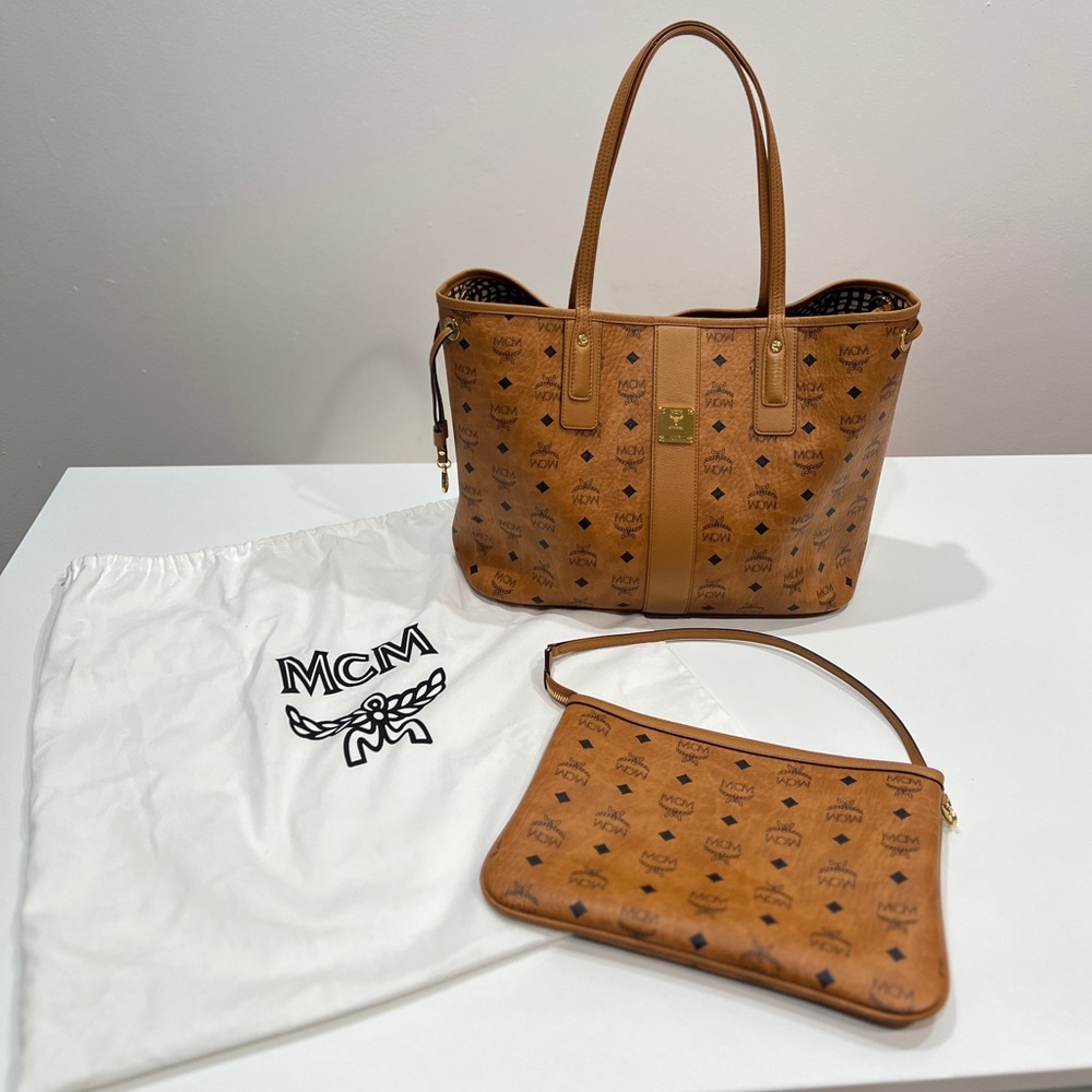 MCM Liz Reversible Medium Tote